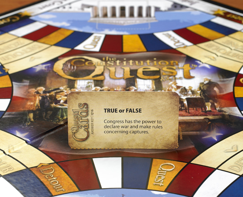 The Constitution Quest Game True False